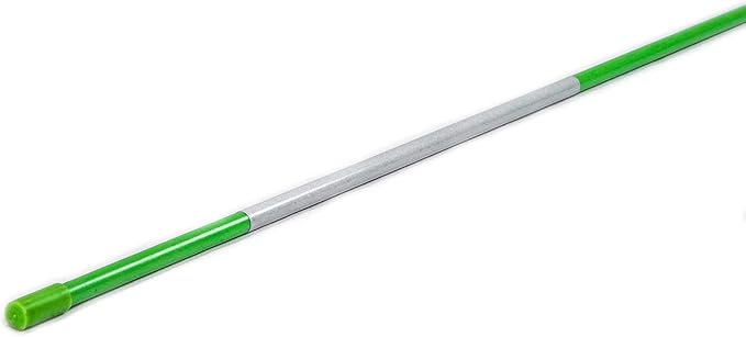 4ft Pro Snow Stakes - 48" x 5/16" Driveway Markers, Pointed Tip, Hy Viz Reflective Tape, Armor Cap (Choose Color/Quantity) (20, Green)