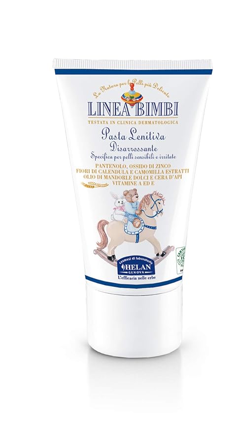 Helan Linea Bimbi Bio - Diaper Cream for Baby Against Redness & Irritation, Soothing and Protective Diaper Rash Cream with Aloe Vera & Vitamin E, Baby Essentials for Newborn - Made in Italy, 50 fl oz