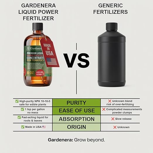 Liquid Power Melon Fertilizer - Premium Liquid Plant Food for Melon - Fast-Acting Concentrate for Growth, Strong Roots & High-Yield Harvest - 32 oz - Indoor & Outdoor Use