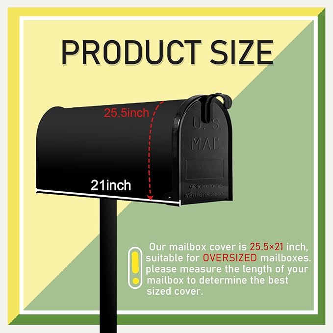 Valentine Mailbox Covers Magnetic Large Size Valentines Day Mail Box Post Cover Gnome Red Heart Truck Letterbox Wrap Happy Valentine's Day Waterproof Mailbox Cover 25.5 X 21 Inch