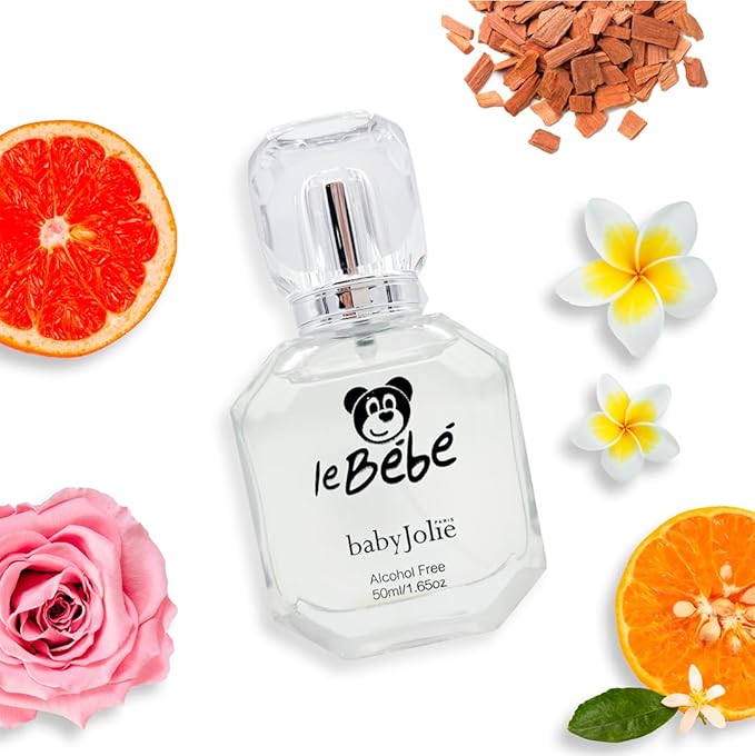 Baby Jolie Le Bebe Kids Perfume with Flower and Fruits Scent – Baby Perfume with Delicate Fragrance – Alcohol Free Baby Cologne Spray for Kids and Toddlers