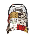Personalized Baby Car Seat Canopy for Babies with Name, Custom Cowboy Western Car Seat Covers for Boys, Opening Minky Nursing Breastfeeding Stroller Cover Carseat Canopies for Infant Newborn