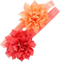 My Lello Petal Flower Headbands Baby - Girls - Toddler Stretchy Elastic Pair