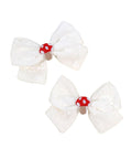 Baby Girls Mushroom Hair Clips Baby Mini Mushroom Hair Pin Kids Small Mushroom Tiny Hairclips BBW03 (Set-A)