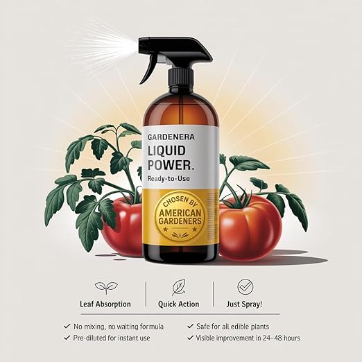 Liquid Power Squash Fertilizer Spray – Ready-to-Use Liquid Plant Food Mist for Squash – Premixed, Easy Application – Fast-Acting Formula for Growth, Roots & Yield – Indoor & Outdoor Use – 8 oz
