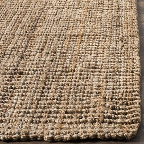SAFAVIEH Natural Fiber Collection Runner Rug - 2'6" x 6', Natural Brown, Handmade Jute, Farmhouse Style, Chunky Textured Thick Pile (NF447A) - color: Natural, size: 2'6" x 6' (Runner)