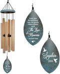 ASTARIN Personalized Name 35" Memorial Wind Chimes for Outside, Metal Sympathy Gifts for Loss of Mother Father Loved One, Bereavement Wind Chime in Memory Gift