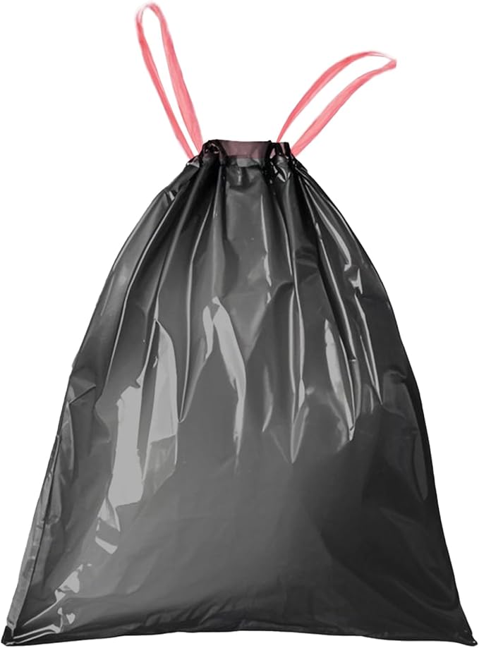 13 Gallon Trash Bags Drawstring, Garbage Bags, 1.99Mil Thickness