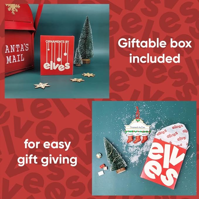 Personalized Snowmobile Ornament 2025 - Yellow Snowmobile Gifts Sled Ornaments for Christmas Tree Ski Ornament Snowboarding Christmas Snowboarder Snow for Ornaments by Elves
