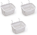 3PCS Plastic Hanging Baskets for Shower, Hanging Basket Organizer