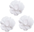YYCRAFT Pack of 30 Chiffon Flower 1.5" Hair Flower Headband-White