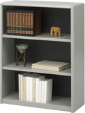 Safco Products 7171GR ValueMate Economy Bookcase, 3-Shelf, Gray