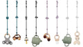Toy Safety Straps, Silicone Pacifier Clips, 8 Pack Adjustable Straps for Strollers, High Chair, Shopping Cart (Set 2)
