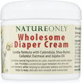 Nature Only Wholesome Diaper Cream. Calm, Nourish and Soothe Diaper Rash. Natural & Organic - 4 oz (Pack of 1)