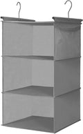 MAX Houser 3 Tier Shelf Hanging Closet Organizer, Space Saver, Closet Hanging