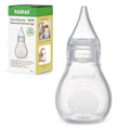 Haakaa Silicone Baby Nasal Aspirator | Nose Bulb Syringe | Easy-Squeezy Baby Nose Cleaner, Newborn Infant &Toddler - BPA Free Silicone