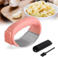 Stainless Steel Garlic Press Rocker Set, Garlic Press Rocker Stainless Steel