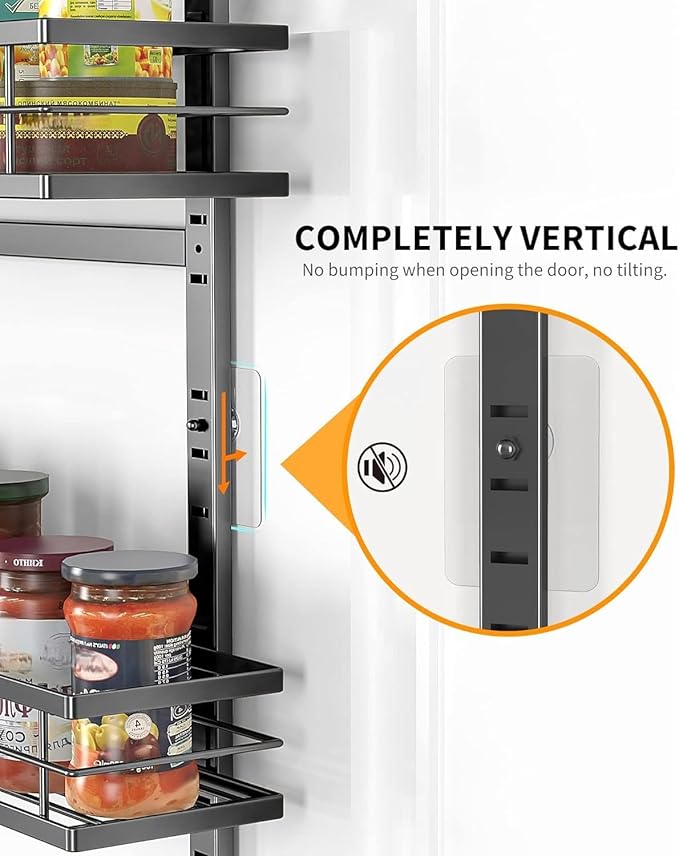 Moforoco 12.2" Narrow 9-Tier Over The Door Pantry Organizer, Pantry