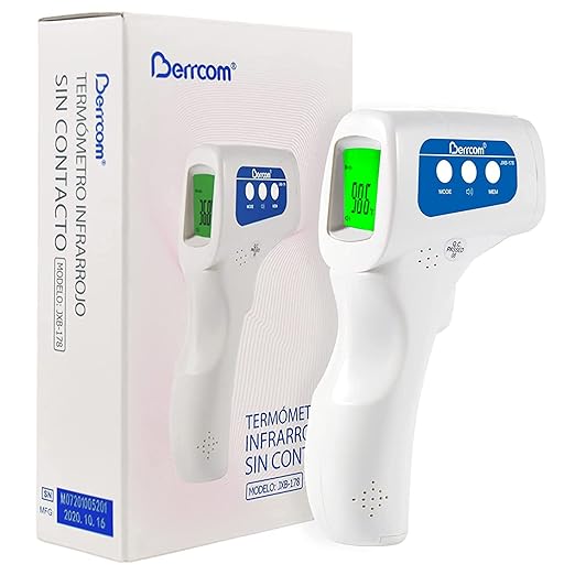 [Value Bundle] Berrcom Forehead Thermometer JXB183 & Berrcom Digital Non Contact Infrared Forehead Thermometer for Adults and Kids JXB178