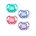Tommee Tippee Ultra-Light Silicone Pacifier,18-36 Months,Symmetrical One-Piece Design,BPA-Free Silicone Binkies,Pink/Violet/Green,(Pack of 48)