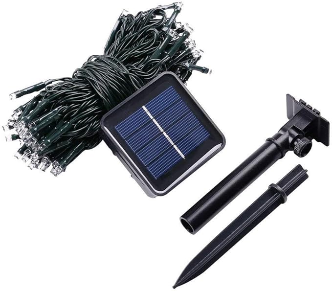 Joomer Solar String Lights, 39FT 100LED Solar Powered Outdoor Fairy Lights, Waterproof 8 Modes Twinkle String Lights for Garden Patio Yard Tree Wedding Christmas Decor (Warm White)