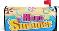 ALAZA Summer Time with Beach Magnetic Mailbox Cover MailWraps Garden Yard Home Decor for Outside Oversized-25.5" x20.8"