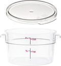 Cambro RFSCW2135 Camwear 2-Quart Clear Round Food Storage Container