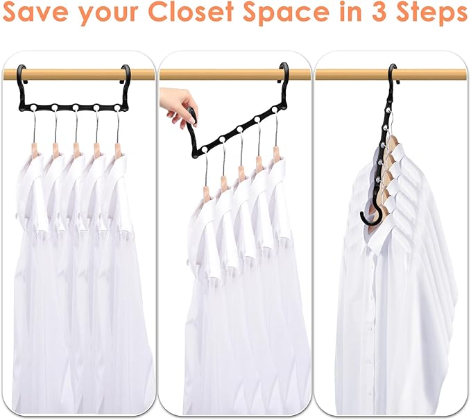Magic Clothes Hangers Space Saving, Premium Closet Organizers and Storage