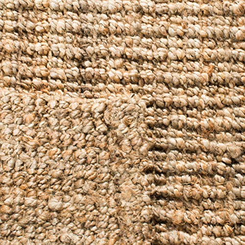 SAFAVIEH Natural Fiber Collection Runner Rug - 2'6" x 6', Natural Brown, Handmade Jute, Farmhouse Style, Chunky Textured Thick Pile (NF447A) - color: Natural, size: 2'6" x 6' (Runner)