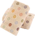 Pidada Hand Towels Set of 2 Colorful Polka Dot Pattern 100% Cotton Soft