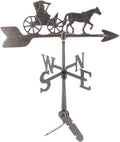 Montague Metal Products - Weathervane - Cast Aluminum Weathervane -Includes Roof Mount - 6 Colors Available (Country Doctor, Hammered Bronze)