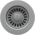 3-1/2 Inch Polymer Slate Gray Sink Drain Assembly