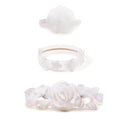 New Model Baby Girl Nylon Headbands Nylon Flower Elastic Hairbands 3pcs Hair Accessories Gift for Newborn Infant Toddlers (BF-XKFD004)
