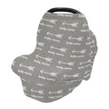 Personalized Baby Car Seat Cover for Babies, Custom Name Baby Car Seats Canopy for Boys, Nursing Breastfeeding Stroller Covers for Infant Newborn, Shower Gift (Arrow)