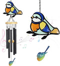 Wind Chimes for Outside Metal Aluminum 41.7" Inches Wind Chime with Brid Outdoor Decor Large Unique Chimes for Outside Festivals/Birthday for Mom Dad Grandma Home Garden Patio Decor