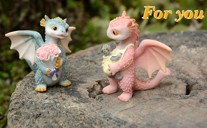 Garden Miniature Fairy Dragon Figurine- My Solo Concert