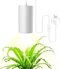 STERREN Pendant Grow Lights,30W Full Spectrum Plant Light with On/Off Switch, Auto Timer White Plug in Hanging Lights for Indoor Plants with 21 FT Height Adjustable Power Cord