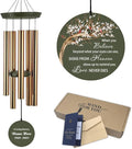Personalized Wind Chimes, 36inch Memorial Wind Chimes, Life Tree Cardinal Custom Sympathy Gifts, in Loving Memory of Dad/Mom, Wind Chime for Loss of Loved Ones (Produced in USA)