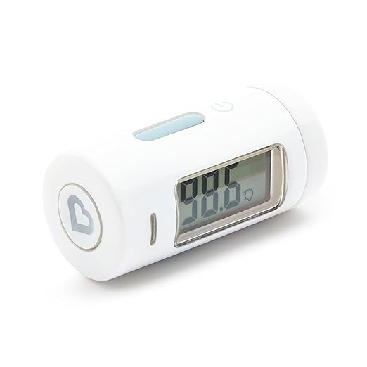 Munchkin Forehead Baby Thermometer for Newborns, Kids and Adults, No Touch, Infrared, Fast 1 Second Digital Reading, Travel Case, White