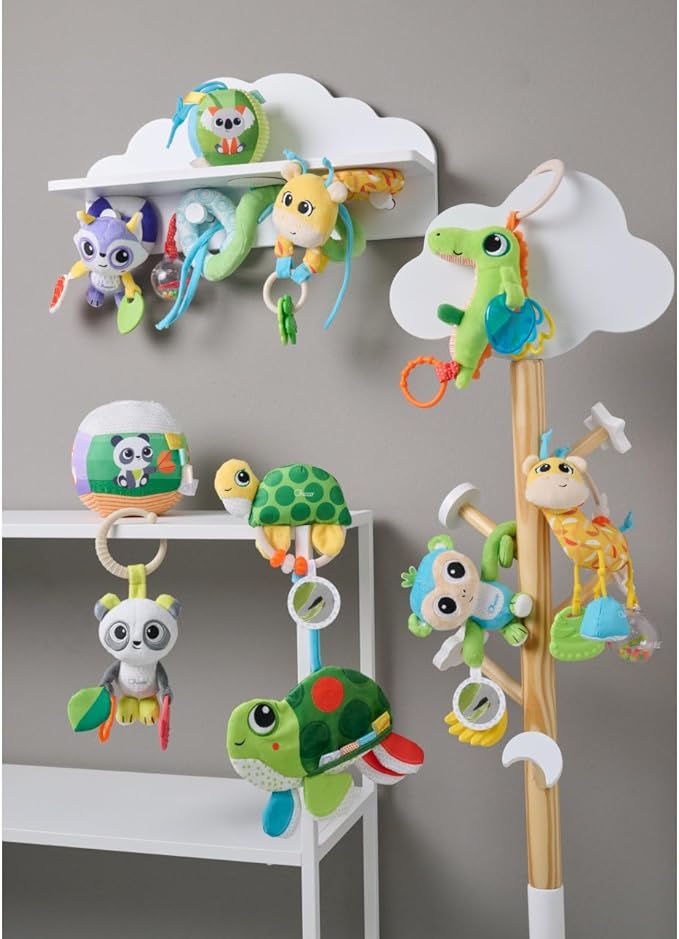 Chicco - Rassel Stroller Toy, 00011631000000, Multi-Coloured