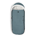 Stokke YOYO Footmuff, Aqua - Sherpa Lining & Fleece Hood with Drawstring to Keep Baby Warm - Includes Carrying Bag - Machine Washable