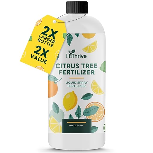 16oz Citrus Fertilizer & Fruit Tree Fertilizer - Makes 32 Gallons of Tree Food for Fruit Trees, Oranges and Other Citrus Trees, Premium Liquid Plant Food for Healthy Growth and Juicier Harvests