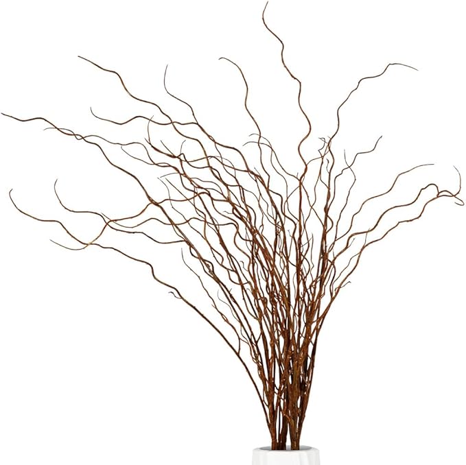 Artificial Plants Faux Greenery Eucalyptus Stems,Faux Branches for Vase Filler,Artificial Ficus Twig Branches Stems for Shop Garden Office Home Décor (6, Stems02)