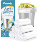5 Gallon 80pcs Small Clear Trash Bags Strong Garbage Bags, 18-20 Liter Bathroom
