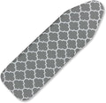 Ironing Board Cover and Pad, Sewn-in Thick Feltpads, Elastic Edge, Fits