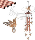 Hummingbird Wind Chimes for Outside, Gifts for Women/Men, Metal Windchimes for Outdoor Garden Decor Yard Decor Birthday Gifts Memorial Gift Housewarming Gift