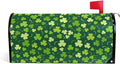 ALAZA WOOR St Patricks Day Shamrock Magnetic Mailbox Cover MailWraps Garden Yard Home Decor for Outside Standard Size-18"x 20.8"