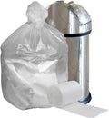 Plasticplace W55HDC1 55-60 gallon Trash Bags │ 12 Microns │ Clear High Density