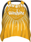 Heart-Shaped Sun You are My Sunshine Car Seat Covers for Babies, Infant Car Seat Canopy, Mom Nursing Breastfeeding Covers, Warm Carseat Canopy for Newborn