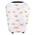 Copper Pearl Multi-Use Cover: Car Seat Covers, Nursing Cover, and Stroller Cover for Sun - Stretchy Fabric, All-Season Use, Stylish Designs, Easy Access for Moms - Tide